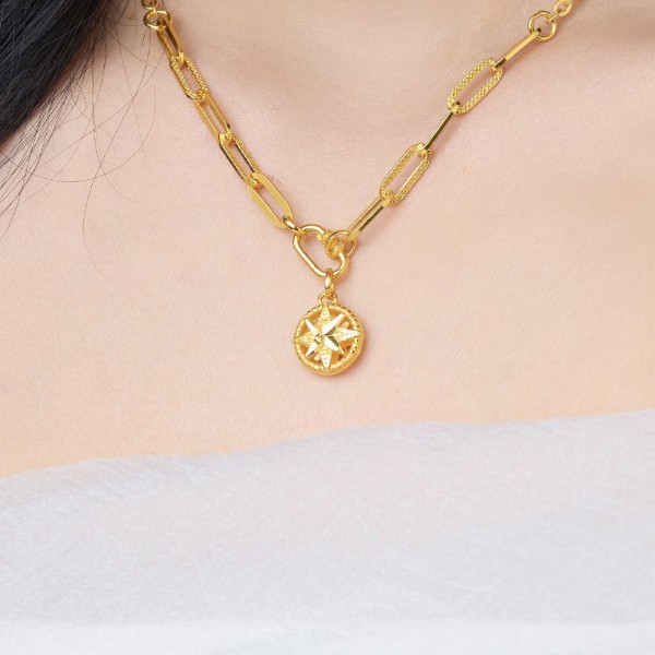 나침반 코인 체인 목걸이 요약정보 및 구매